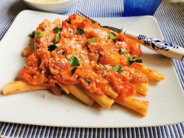 pasta with lardo ziti lardiati